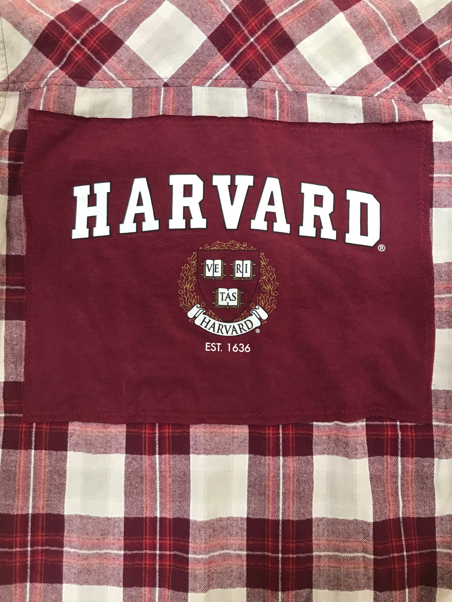 Harvard MEDIUM T-shirt Backed Flannel